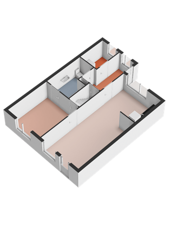 Floorplan - Verdistraat 98, 3752 WS Bunschoten-Spakenburg